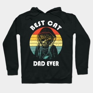 Best Cat Dad Ever Father Gift Hoodie